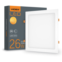 LED світильник Back вбудований квадратний VIDEX 26Вт 5000K