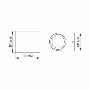 LED Світильник архітектурний AR031 IP54 VIDEX 3W 2700K №4
