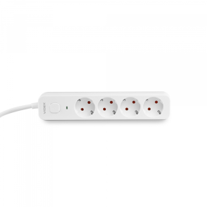 Сетевой удлинитель VIDEX ONCORD с/с 4п 3м (3x1.5мм) с кнопкой White №4