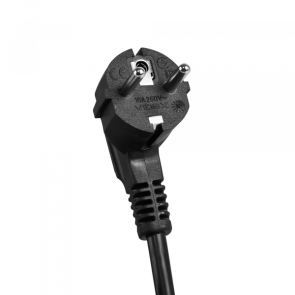 Мережевий подовжувач VIDEX ONCORD з/з 5п 3м (3x1.5мм) з кнопкою Black №7