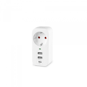 Сетевой адаптер VIDEX ONCORD с/с 1п 2.4A 2USB+USB-C White №2