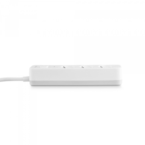 Мережевий подовжувач VIDEX ONCORD з/з 3п 3м (3x1.5мм) з кнопкою White №16