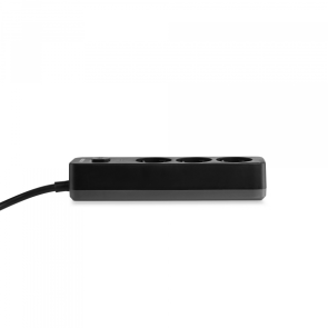 Сетевой удлинитель VIDEX ONCORD с/с 3п 3м (3x1.5мм) с кнопкой Black №16