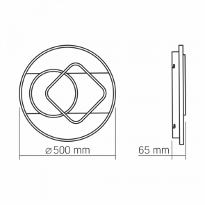 LED світильник функціональний VIDEX DECORA 50Вт VL-CLD-999-TT №3