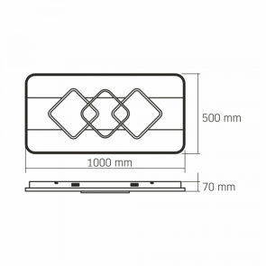 LED світильник функціональний VIDEX DECORA 80Вт VL-CLD-998-TT №3