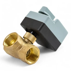 3-ходовой шаровой клапан н/з 1/2" DN15 с электроприводом Tervix Pro Line ORC 3-way №5