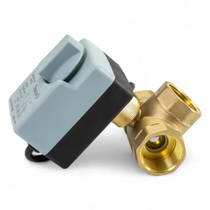 3-ходовой шаровой клапан н/о 3/4" DN20 с электроприводом Tervix Pro Line ORC 3-way №11