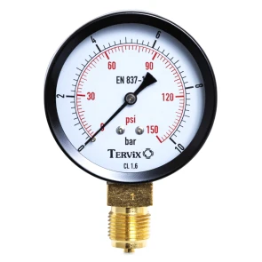 Манометр Tervix Pro Line 50 0-10 бар 1/4" рад. №2