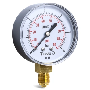 Манометр Tervix Pro Line 50 0-6 бар 1/4" рад. №2