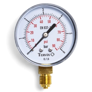 Манометр Tervix Pro Line 50 0-6 бар 1/4" рад. №3