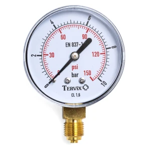 Манометр Tervix Pro Line 63 0-10 бар 1/4" рад. №2