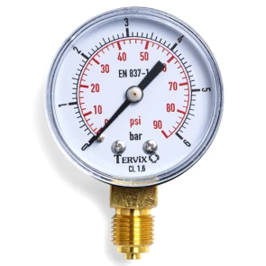 Манометр Tervix Pro Line 63 0-6 бар 1/4" рад. №3