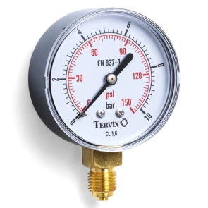 Манометр Tervix Pro Line 63 0-10 бар 1/4" рад. №3