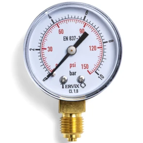 Манометр Tervix Pro Line 100 0-10 бар 1/2" рад. №2