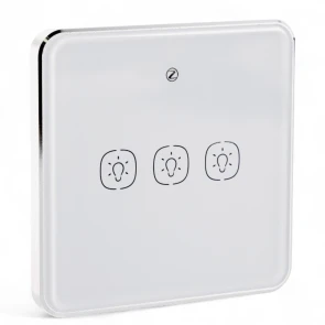Розумний сенсорний вимикач Tervix Pro Line ZigBee Touch Switch (3 клавіші), без нуля №2