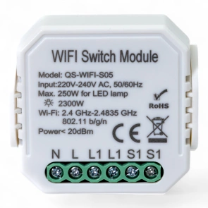 Розумний вимикач Tervix Pro Line WiFi Switch (1 клавіша / розетка) №2
