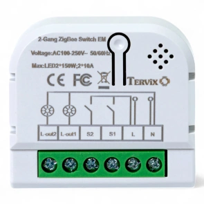 Розумний вимикач Tervix Pro Line ZigBee Switch (2 клавіші) №2