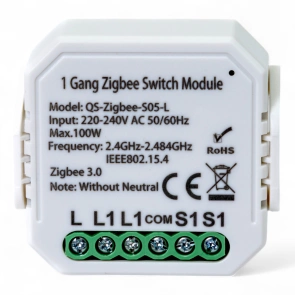Розумний вимикач Tervix Pro Line ZigBee Switch (1 клавіша), без нуля №2