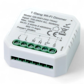 Розумний вимикач - регулятор Tervix Pro Line WiFi Dimmer (1 клавіша) №4