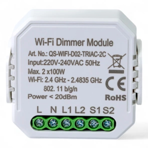 Розумний вимикач - регулятор Tervix Pro Line WiFi Dimmer (2 клавіші) №2