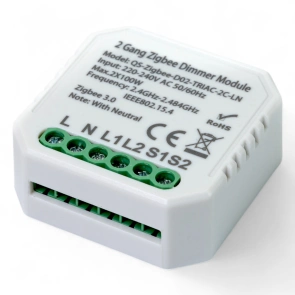 Розумний вимикач - регулятор Tervix Pro Line ZigBee Dimmer (2 клавіші) №5