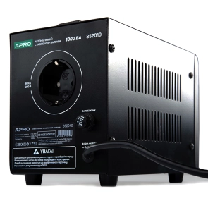 Стабилизатор напряжения релейный AVR-1000, 800Вт APRO №5