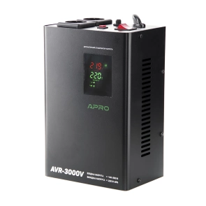 Стабилизатор напряжения релейный AVR-3000V (подвесной) APRO №1