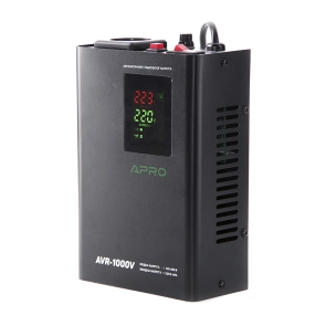 Стабилизатор напряжения релейный AVR-1000V (подвесной) APRO №1