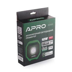 Акумуляторний світлодіодний прожектор 10Вт (Li-ion 3.7V 4400mAh) APRO №7