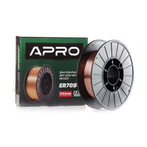 Сварочная проволока ER70S-6 0,8мм 2,5кг п.б. APRO №4