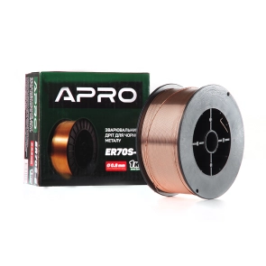Сварочная проволока ER70S-6 0,8мм 1кг п.б. APRO №6