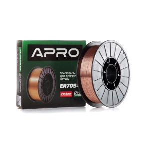 Сварочная проволока ER70S-6 0,8мм 5кг п.б. APRO №6