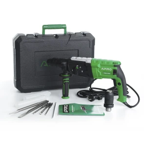 Перфоратор прямой APRO 3,5 Дж, 1050В, SDS+, 1050H DFR, кейс №2