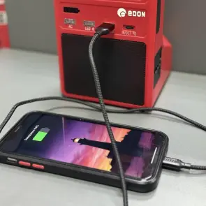 Портативная переносная зарядная станция Edon ED-NB21/300B, Аккумуляторный инвертор напряжения (с аккумулятора) 300W №3