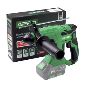Перфоратор безщіточний APRO 20CBH, SDS+,3 Дж, без АКБ №3
