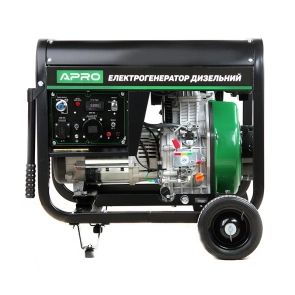 Генератор дизельный 4-х тактный DG-75Е 7.5/8.0 кВт (электро запуск) APRO №2