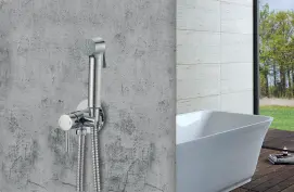 Набор для гигиенического душа скрытого монтажа со смесителем Kroner KRP Bidet - C086