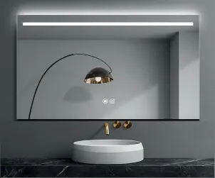 Дзеркало Kroner KRP Spiegel HR4-10060 з LED-підсвічуванням та антизапітнінням №1