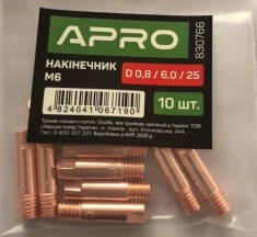 Наконечник M6 D 0,8/6,0/25 (10шт в уп.) APRO