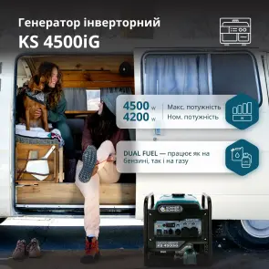 Инверторный генератор KS 4500iG №14