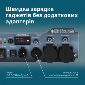 Инверторный генератор KS 4500iG №8