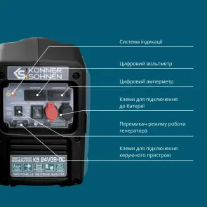 Генератор постоянного напряжения с двухтопливной системой KS 24VGS-DC №7
