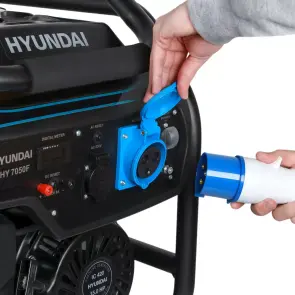 Генератор бензиновый Hyundai HHY 7050F №4