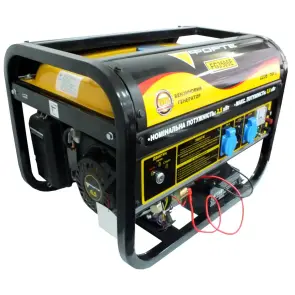 Генератор бензиновий 2.8 кВт Форте FG3500Е №1