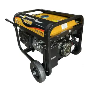 Генератор бензиновый FORTE FG6500E - мощность 5 кВт, бак 25,0 л, расход. топлива 550 гр/кВт*ч, вес 86 кг, эл/старт №4