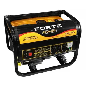 Генератор бензо-газовий Forte FG LPG 3800 №1