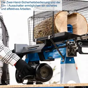 Дровокол гидравлический Scheppach HL760LS с подставкой №4