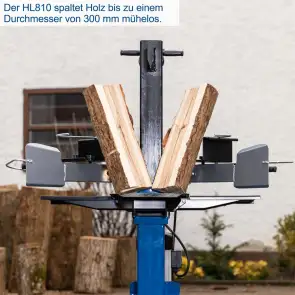 Дровокол вертикальний  HL810 Scheppach 3,5 кВт, 400В/50Гц,8 т №2