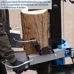 Дровокол вертикальний  HL810 Scheppach 3,5 кВт, 400В/50Гц,8 т №4
