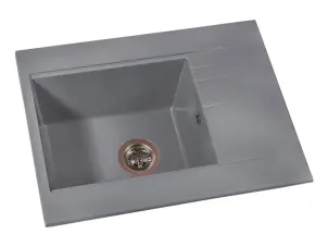 Кухонна мийка Miraggio Bodrum 650 (GRAY) №2